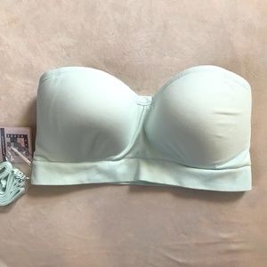 Strapless bra convertible  M light blue/green